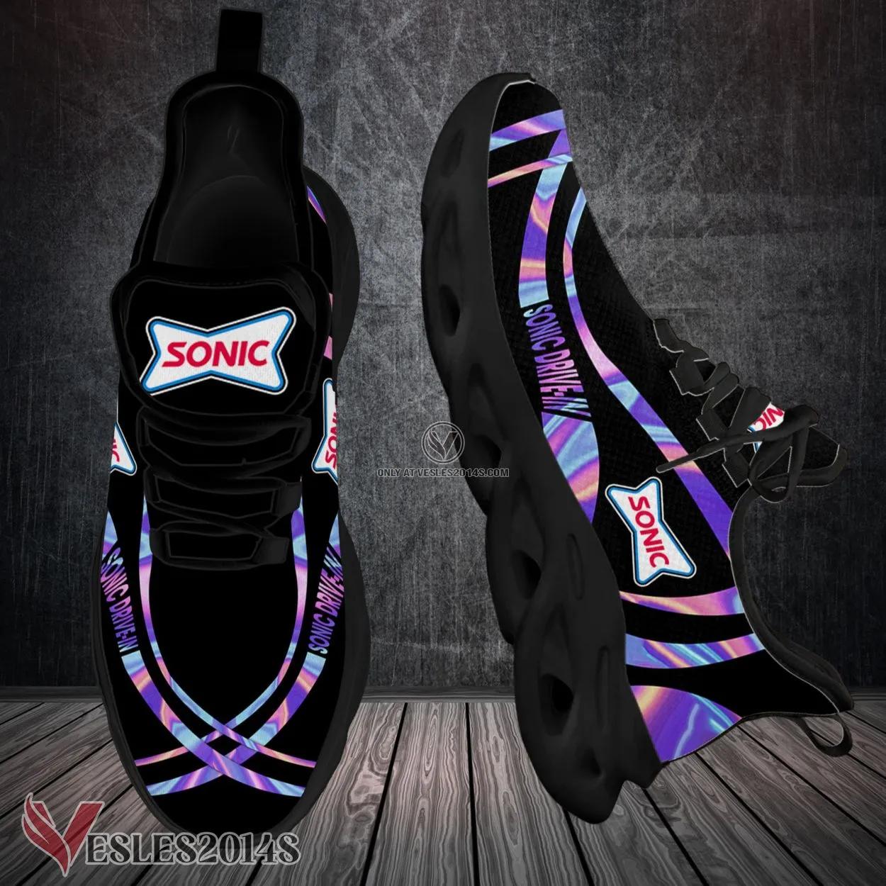 Sonic Drive-in Logo Custom Shoes Style 7, Best Running Shoes For Fans - Vesles2014S