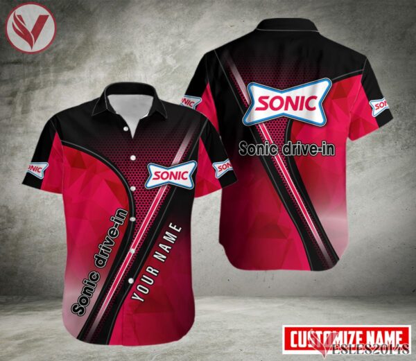 Sonic Drive-in Uniform Custom Clothes Style 124, Unique Gifts For Employee - Vesles2014s 2