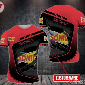Sonic Drive-in Uniform Custom Clothes Style 136, Unique Gifts For Employee - Vesles2014s 1