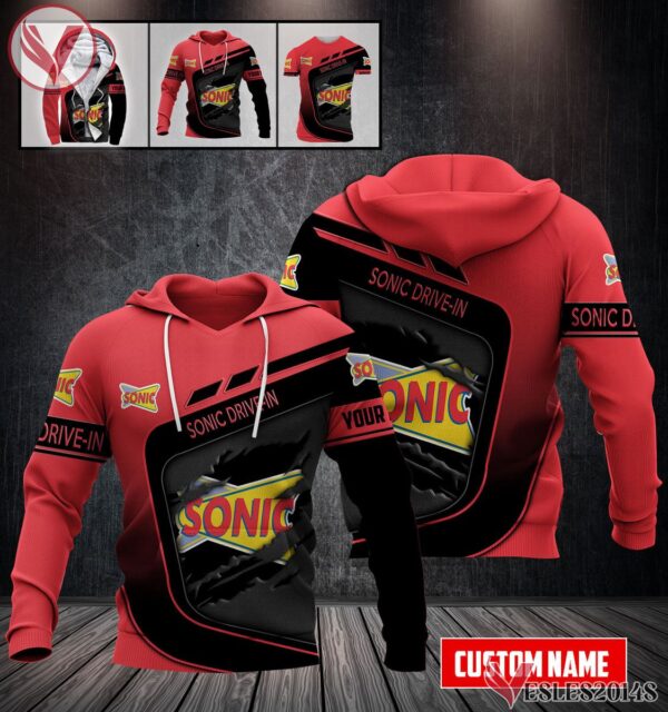 Sonic Drive-in Uniform Custom Clothes Style 136, Unique Gifts For Employee - Vesles2014s