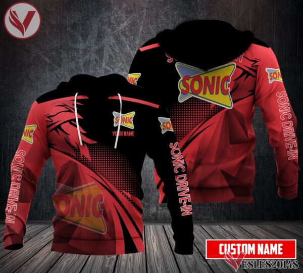Sonic Drive-in Uniform Custom Clothes Style 138, Unique Gifts For Employee - Vesles2014s 1