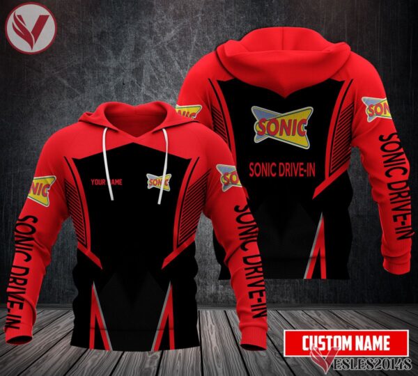 Sonic Drive-in Uniform Custom Clothes Style 140, Unique Gifts For Employee - Vesles2014s 1