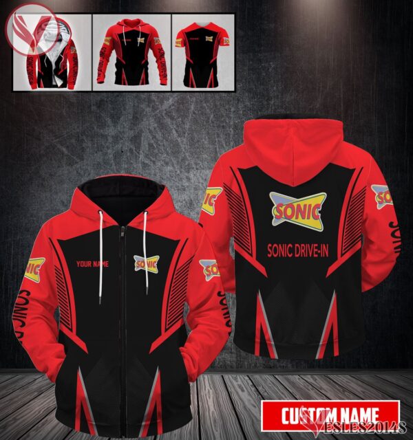 Sonic Drive-in Uniform Custom Clothes Style 140, Unique Gifts For Employee - Vesles2014s