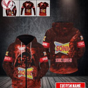 Sonic Drive-in Uniform Custom Clothes Style 141, Unique Gifts For Employee - Vesles2014s