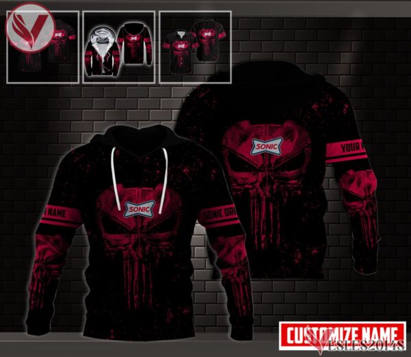 Sonic Drive-in Uniform Custom Clothes Style 24, Unique Gifts For Employee - Vesles2014s