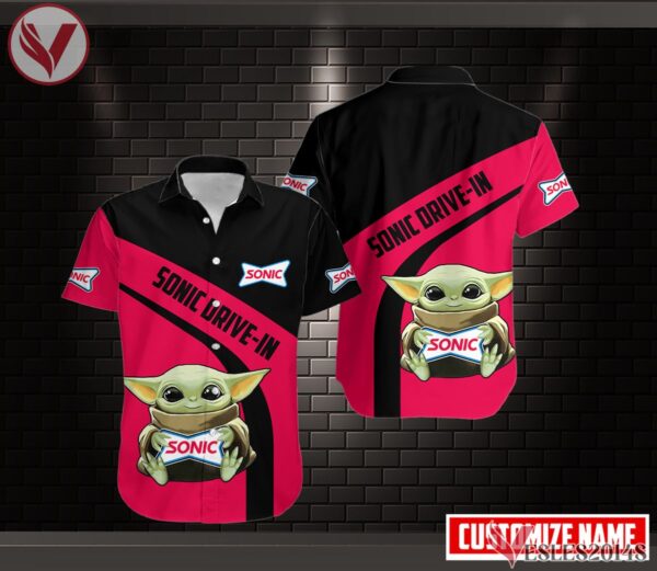 Sonic Drive-in Uniform Custom Clothes Style 28, Unique Gifts For Employee - Vesles2014s 3
