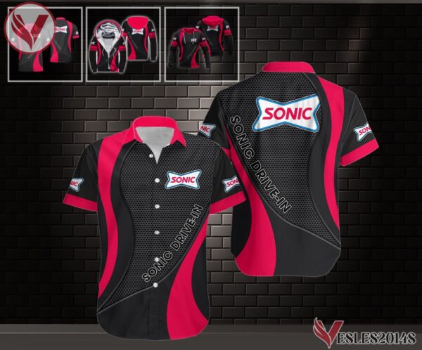 Sonic Drive-in Uniform Custom Clothes Style 3, Unique Gifts For Employee - Vesles2014s