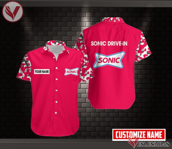 Sonic Drive-in Uniform Custom Clothes Style 30, Unique Gifts For Employee - Vesles2014s 2