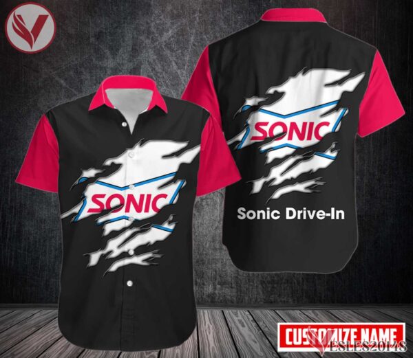 Sonic Drive-in Uniform Custom Clothes Style 37, Unique Gifts For Employee - Vesles2014s 3