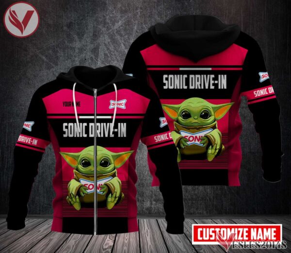 Sonic Drive-in Uniform Custom Clothes Style 40, Unique Gifts For Employee - Vesles2014s 1
