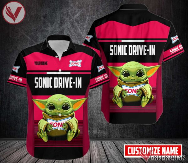 Sonic Drive-in Uniform Custom Clothes Style 40, Unique Gifts For Employee - Vesles2014s 4