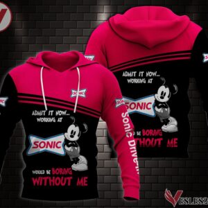 Sonic Drive-in Uniform Custom Clothes, Unique Gifts For Employee - Vesles2014s