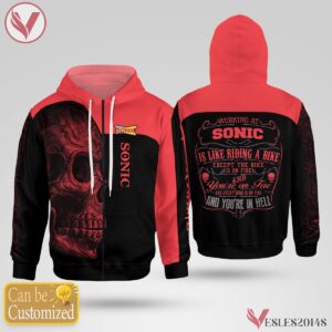 Sonic Uniform Custom Clothes, Unique Gifts For Employee - Vesles2014s