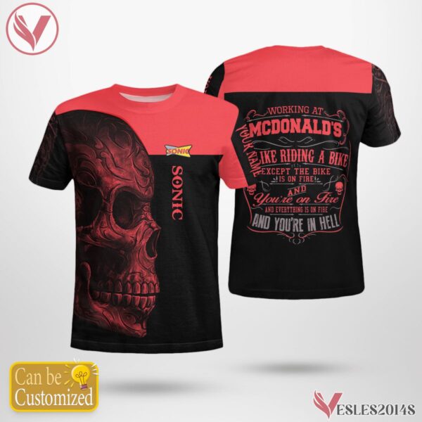 Sonic Uniform Custom Clothes, Unique Gifts For Employee - Vesles2014s 4
