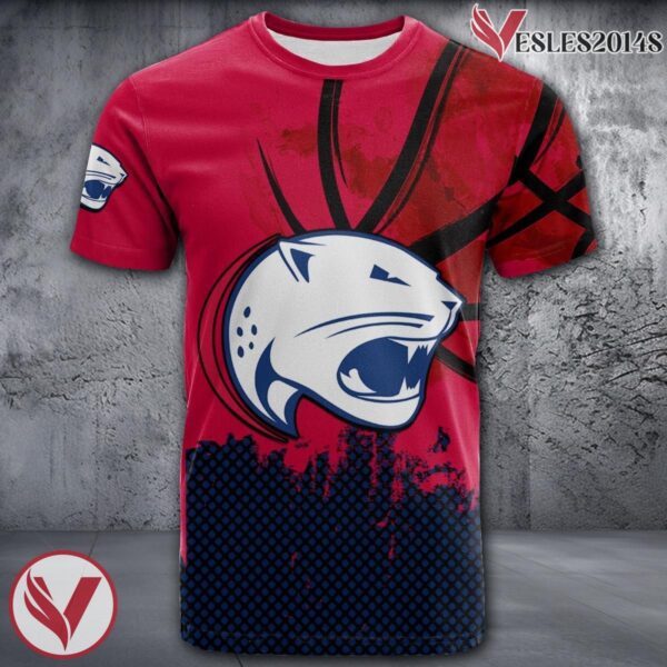 South Alabama Jaguars Basketball Grunge Pattern Unique Personalized T Shirts - Vesles2014S