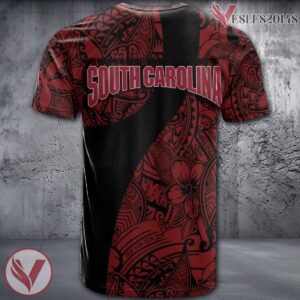 South Carolina Gamecocks NCAA Polynesian Pattern Shirt, Unique Gifts For Fans - Vesles2014s 1