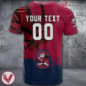 South Carolina State Bulldogs Basketball Grunge Pattern Unique Personalized T Shirts - Vesles2014S 1