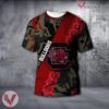 South Carolina State Bulldogs NCAA With Red Poppy Flower 3D Shirt, Unique Gift For Fans - Vesles2014S