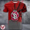 South Dakota Coyotes Basketball Grunge Pattern Unique Personalized T Shirts - Vesles2014S