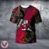 South Dakota Coyotes NCAA With Red Poppy Flower 3D Shirt, Unique Gift For Fans - Vesles2014S