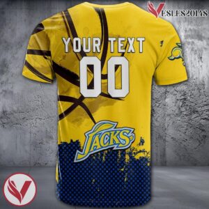 South Dakota State Jackrabbits Basketball Grunge Pattern Unique Personalized T Shirts - Vesles2014S 1