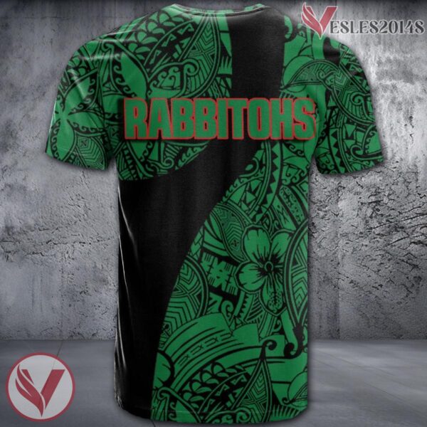 South Sydney Rabbitohs NRL Polynesian Pattern Shirt, Unique Gifts For Fans - Vesles2014s 1