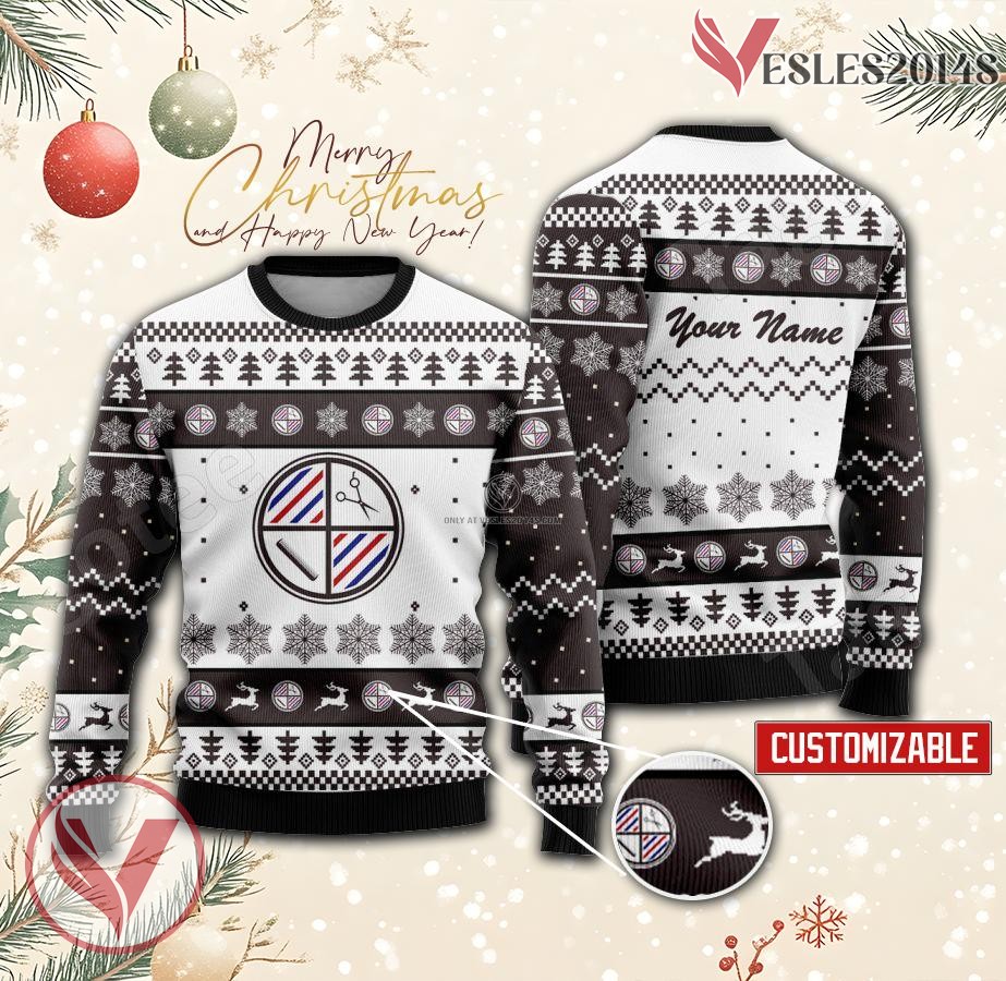 South Texas Barber College Inc Custom Ugly Christmas Sweater, Unique Gift For Fans - Vesles2014s