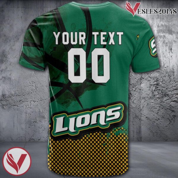 Southeastern Louisiana Lions Basketball Grunge Pattern Unique Personalized T Shirts - Vesles2014S 1