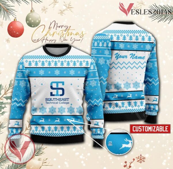 Southeastern Technical College Personalized Ugly Christmas Sweater, Unique Gift For Fans - Vesles2014s