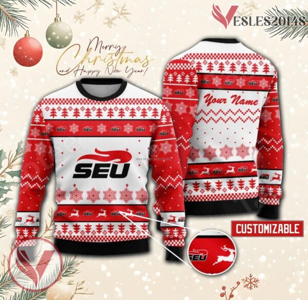 Southeastern University Custom Ugly Christmas Sweater, Unique Gift For Fans - Vesles2014s