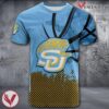 Southern Jaguars Basketball Grunge Pattern Unique Personalized T Shirts - Vesles2014S