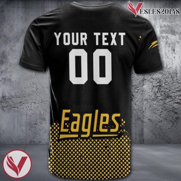 Southern Miss Golden Eagles Basketball Grunge Pattern Unique Personalized T Shirts - Vesles2014S 1
