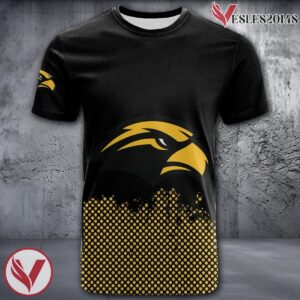 Southern Miss Golden Eagles Basketball Grunge Pattern Unique Personalized T Shirts - Vesles2014S