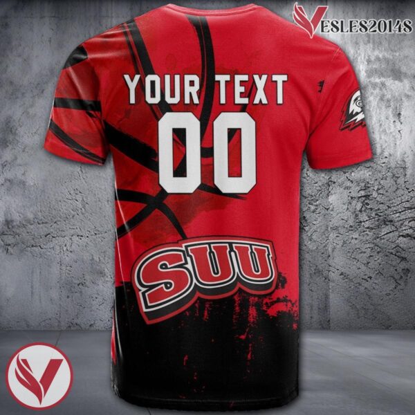 Southern Utah Thunderbirds Basketball Grunge Pattern Unique Personalized T Shirts - Vesles2014S 1