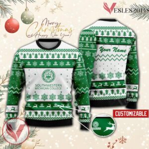 Southwestern Michigan College Custom Ugly Christmas Sweater, Unique Gift For Fans - Vesles2014s