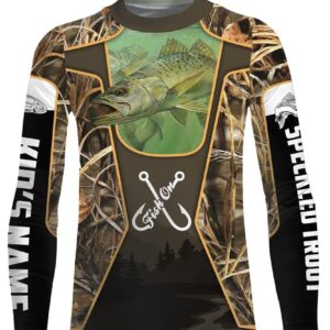 Speckled Trout Fish Customized Fish On Long Sleeve, Hoodie, Zip Up Hoodie - Uniform Custom Clothes, Unique Gifts For Employee - Vesles2014s 1