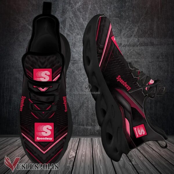 Speedway Logo Custom Shoes, Best Running Shoes For Fans - Vesles2014S