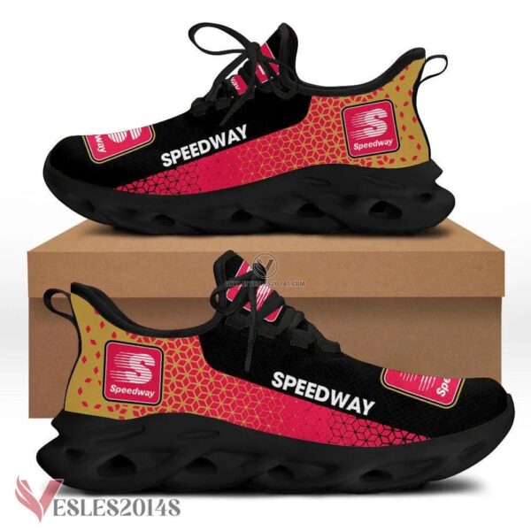 Speedway Logo Custom Shoes Style 1, Best Running Shoes For Fans - Vesles2014S