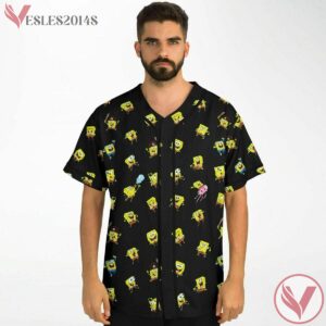Spongebob Mood Baseball Jersey - Vesles2014s 3