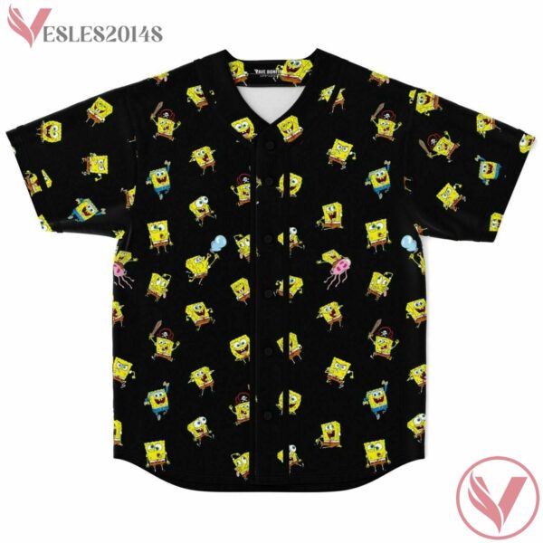 Spongebob Mood Baseball Jersey - Vesles2014s