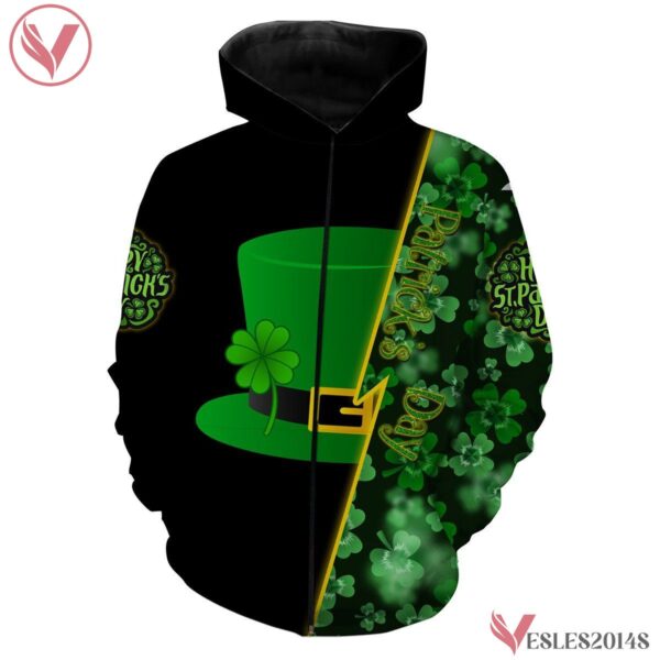 St Paddys Gifts, St Patricks Shirts Lucky Hat Clover Shirts Uniform Custom Clothes, Unique Gifts For Employee - Vesles2014s 3