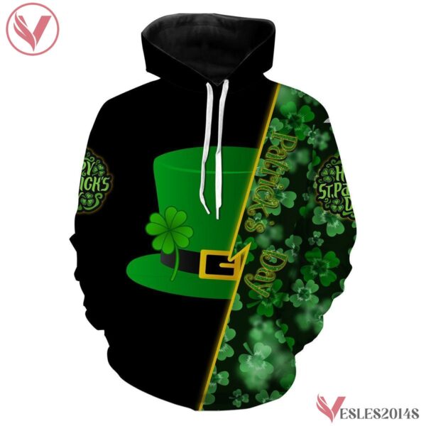 St Paddys Gifts, St Patricks Shirts Lucky Hat Clover Shirts Uniform Custom Clothes, Unique Gifts For Employee - Vesles2014s