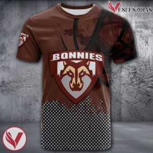 St. Bonaventure Bonnies Basketball Grunge Pattern Unique Personalized T Shirts - Vesles2014S