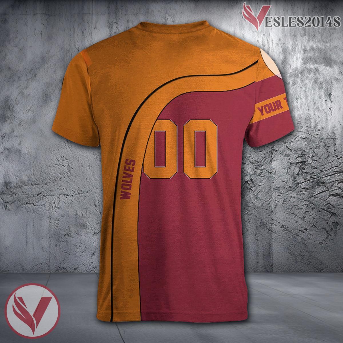 St. Catharines Wolves Curve Custom Shirt, Unique CA Soccer Style For Fans - Vesles2014s 1