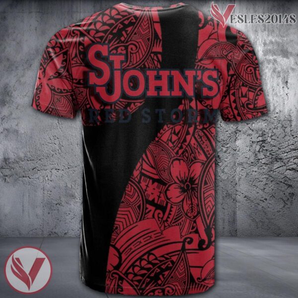 St. John's Red Storm NCAA Polynesian Pattern Shirt, Unique Gifts For Fans - Vesles2014s 1