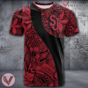 St. John's Red Storm NCAA Polynesian Pattern Shirt, Unique Gifts For Fans - Vesles2014s