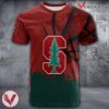 Stanford Cardinal Basketball Grunge Pattern Unique Personalized T Shirts - Vesles2014S