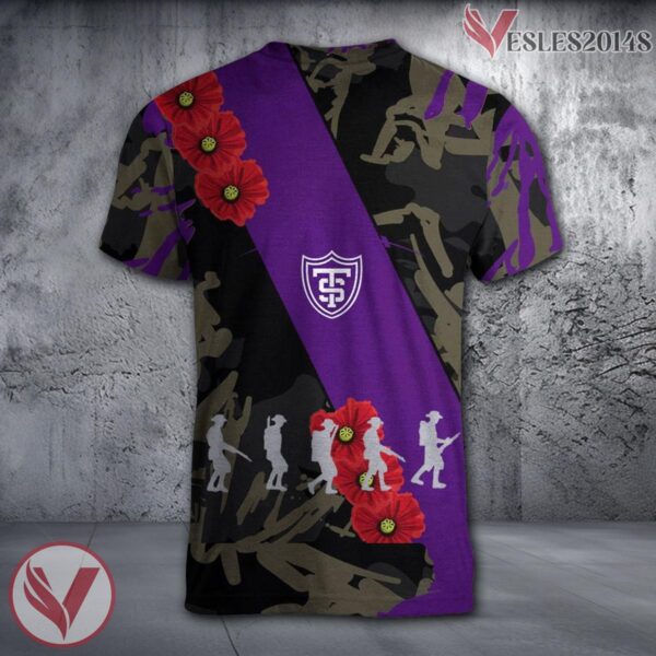 Stanford Cardinal NCAA With Red Poppy Flower 3D Shirt, Unique Gift For Fans - Vesles2014S 1