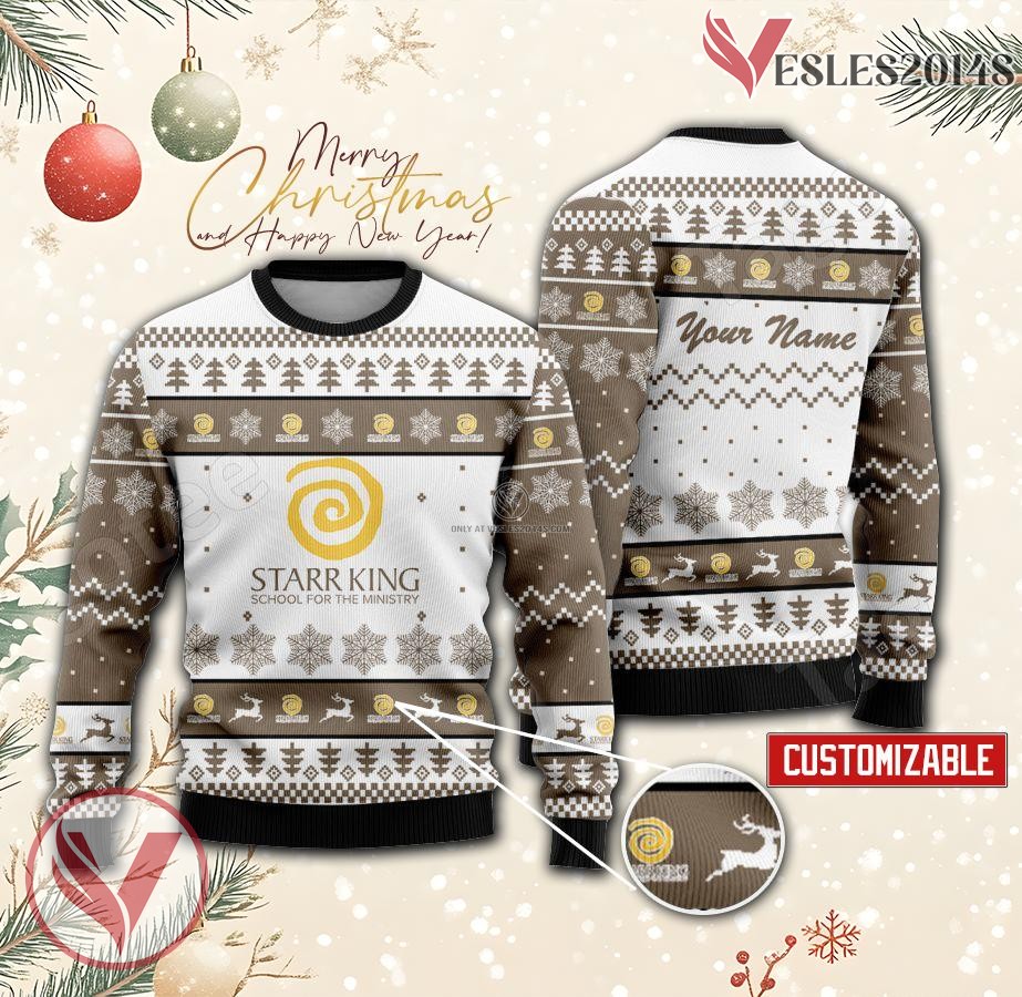 Starr King School for the Ministry Custom Ugly Christmas Sweater, Unique Gift For Fans - Vesles2014s
