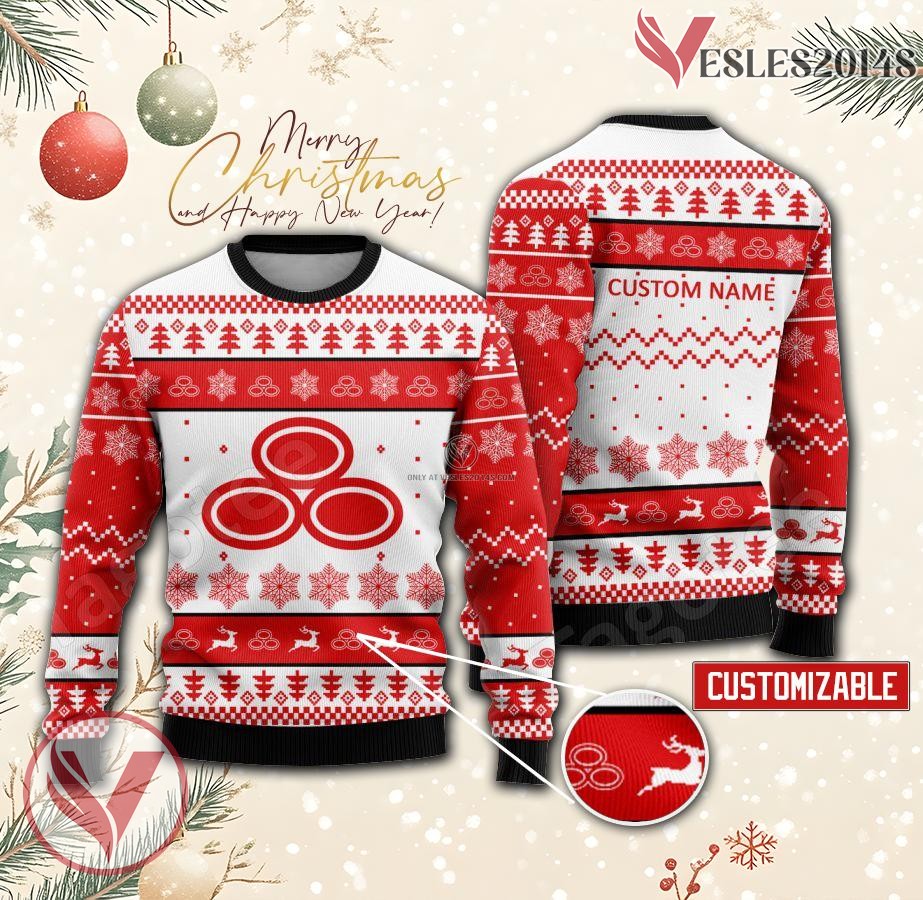 State Farm Insurance Logo Personalized Ugly Christmas Sweater, Unique Gift For Fans - Vesles2014s